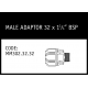 Marley Philmac Male Adaptor 32 x 1¼ BSP - MM302.32.32